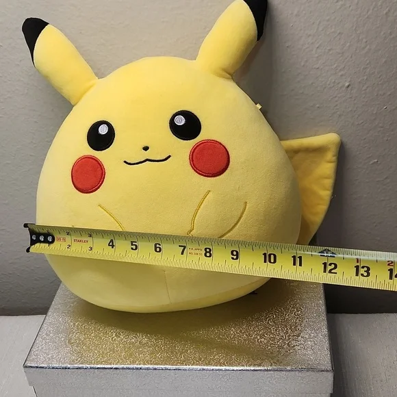 Yellow Pikachu Plush Toy 12x10 - Picture 3 of 6